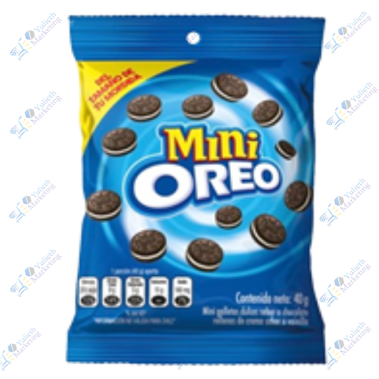Oreo Mini Galleta de Chocolate con Vainilla 40 g 1 Oreo Mini Galleta de Chocolate con Vainilla 40 g
