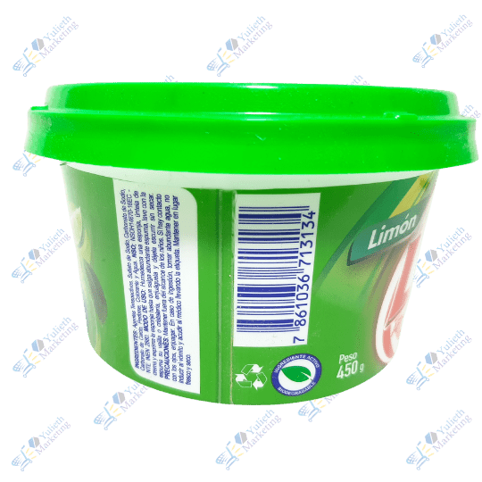 Lava Lavavajilla en Crema Limón Arranca Grasa 450 g 2 Lava Lavavajilla en Crema Limón Arranca Grasa 450 g