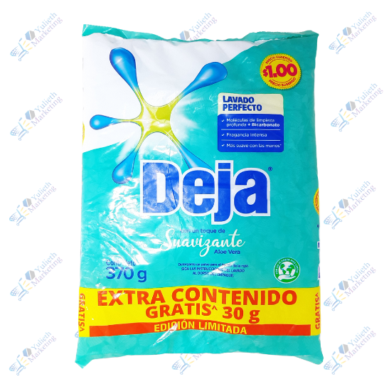 Deja Detergente en Polvo Suavizante Aloe Vera 370 g 1 Deja Detergente en Polvo Suavizante Aloe Vera 370 g