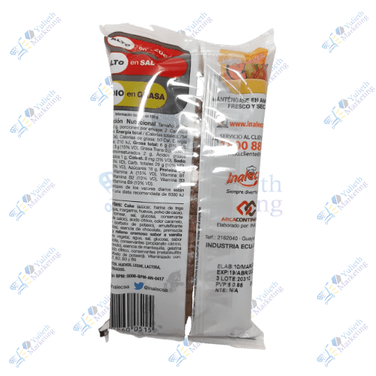 Inalecsa Chococake Pancake Relleno Chocolate Packx2u 100 g 2 Inalecsa Chococake Pancake Relleno Chocolate Packx2u 100 g