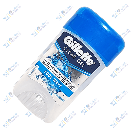 Gillette Desodorante Antitranspirante Clear Gel Cool Wave 45g 1 Gillette Desodorante Antitranspirante Clear Gel Cool Wave 45g