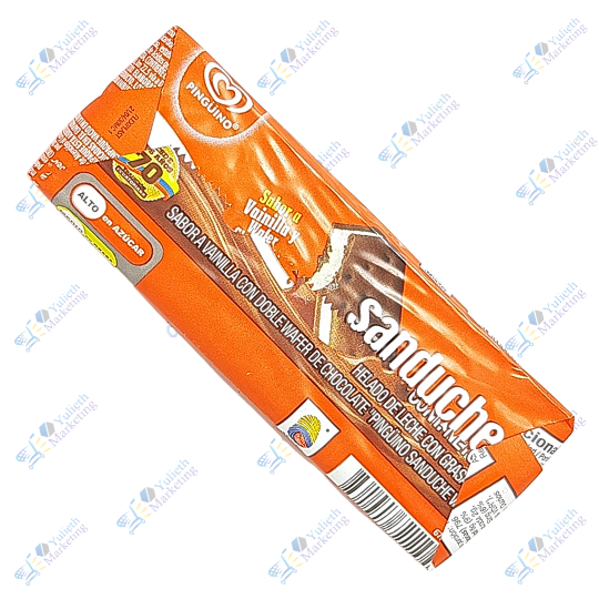 Pingüino Helado de Sanduche Vainilla Wafer con Chocolate 135 ml 3 Pingüino Helado de Sanduche Vainilla Wafer con Chocolate 135 ml