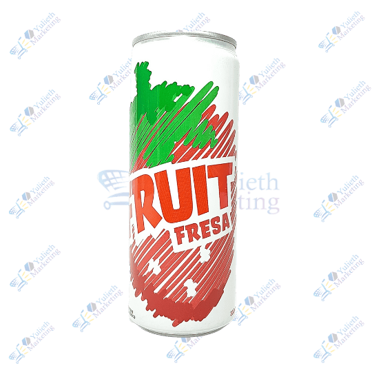 Fruit Gaseosa Fresa Lata 330 ml