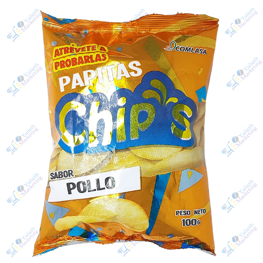 Comlasa Chips Papas Fritas Pollo 100g