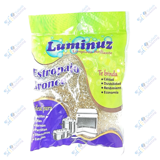 Luminuz Estropajo de Bronce Multiuso 15 g 1 Luminuz Estropajo de Bronce Multiuso 15 g