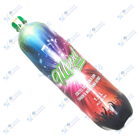 Mood Licor en Cóctel de Vodka con Manzana Verde 1,5 L