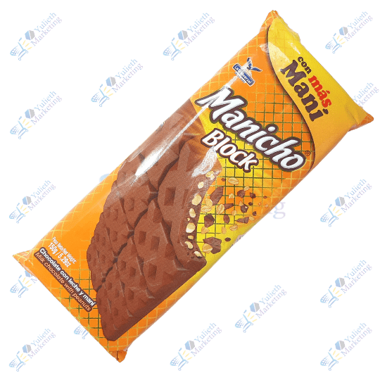 La Universal Manicho Block Chocolate en Barra 150 g