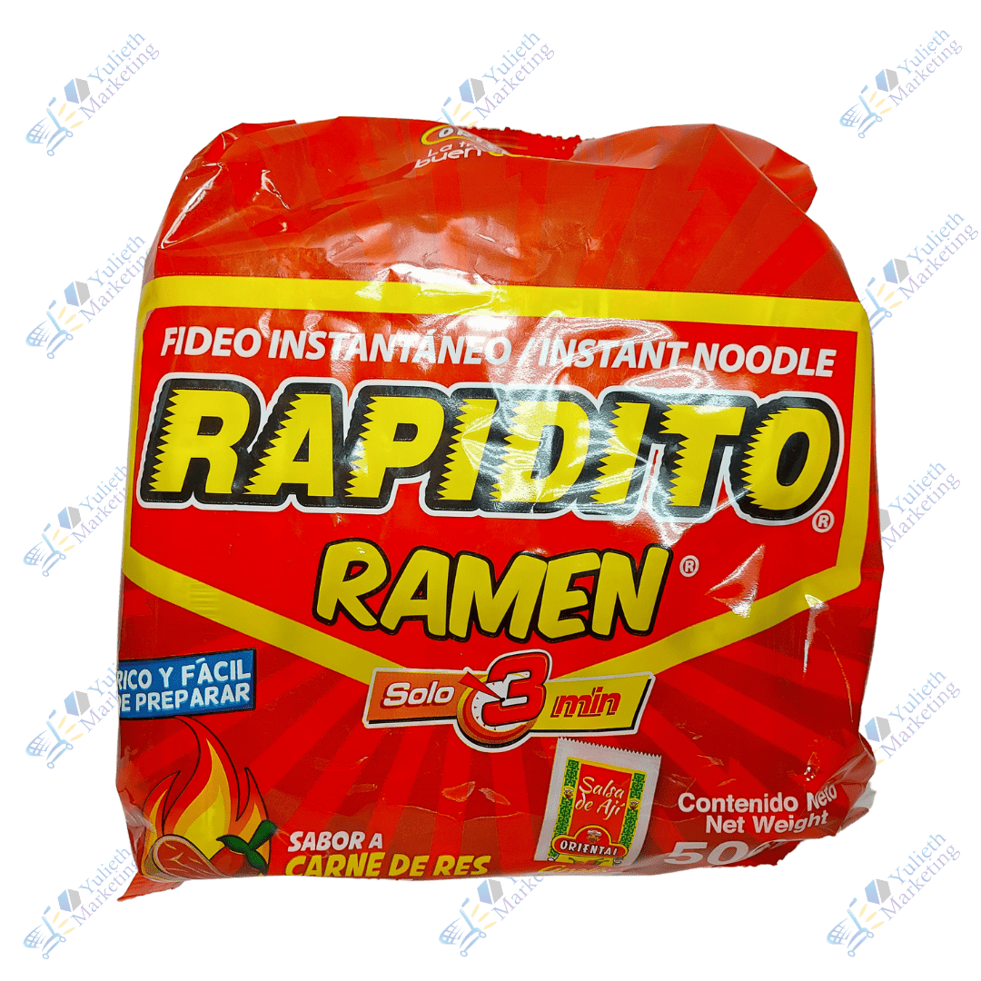 Oriental Rapidito Fideo Instantáneo Res Picante 100 g Kitx5u 500 g