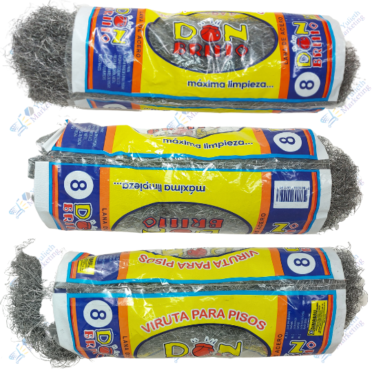 Don Brillo Viruta para Pisos Lana de Acero # 8