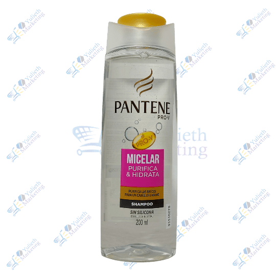 Pantene Micelar Shampoo Capilar Sin Silicona 200 ml