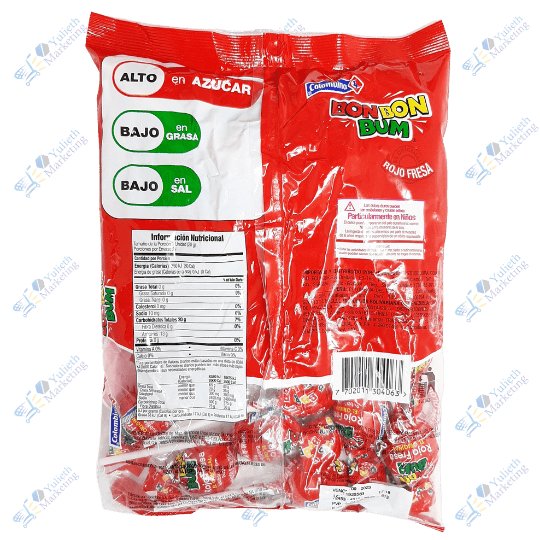 Colombina Bon Bon Bum Chupetes Saborizados Fresa Packx24u 480 g 3 Colombina Bon Bon Bum Chupetes Saborizados Fresa Packx24u 480 g