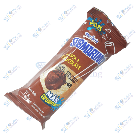Marinela Submarinos Pancakes Rellenos de Chocolate 27 g 1 Marinela Submarinos Pancakes Rellenos de Chocolate 27 g