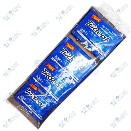 Trident Chicle Sin Azúcar Menta Packx3u 5.1 g Kitx24 u 120 g