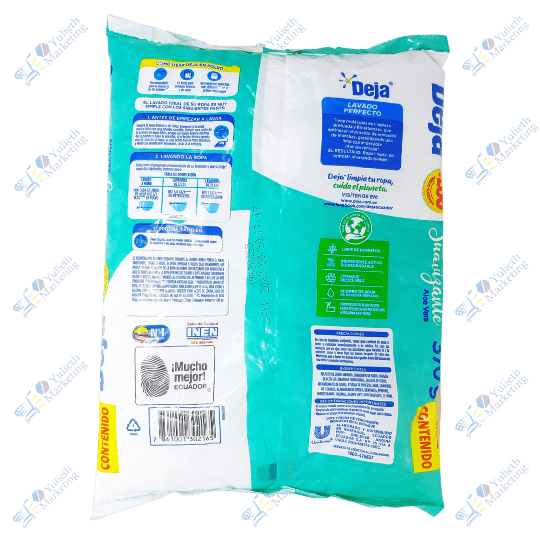 Deja Detergente en Polvo Suavizante Aloe Vera 370 g 2 Deja Detergente en Polvo Suavizante Aloe Vera 370 g