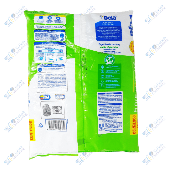 Deja Detergente en Polvo Limón 370 g 2 Deja Detergente en Polvo Limón 370 g