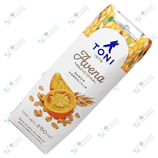 Toni Bebida de Avena Tradicional Maracuyá y Naranjilla 250 ml