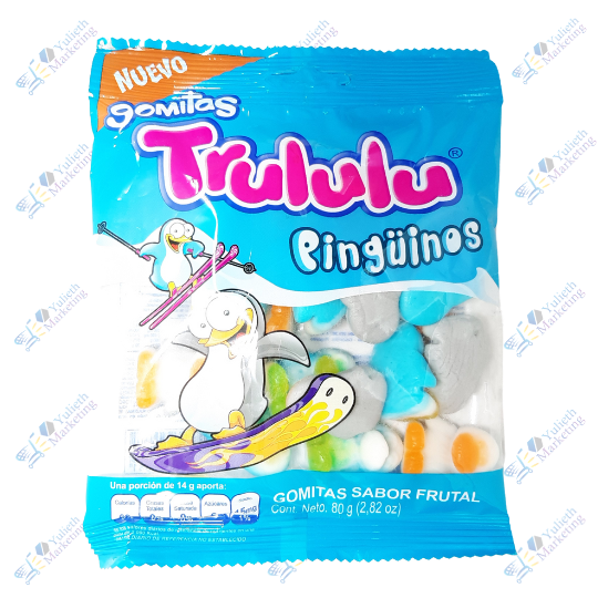Super Trululu Pingüinos Gomitas Saborizadas 80 g