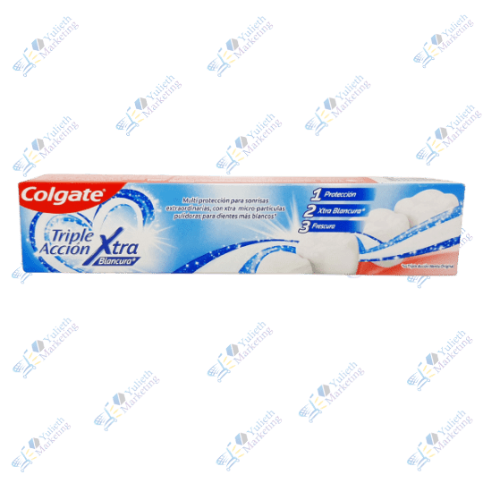 Colgate Triple Acción Crema Dental Extra Blancura 60ml 3 Colgate Triple Acción Crema Dental Extra Blancura 60ml