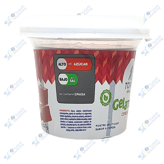 Toni Gelatoni Gelatina en Postre Cereza 200 ml 2 Toni Gelatoni Gelatina en Postre Cereza 200 ml