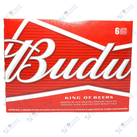 Budweiser King of Beers Cerveza en Lata Packx6u 269 ml 2 Budweiser King of Beers Cerveza en Lata Packx6u 269 ml