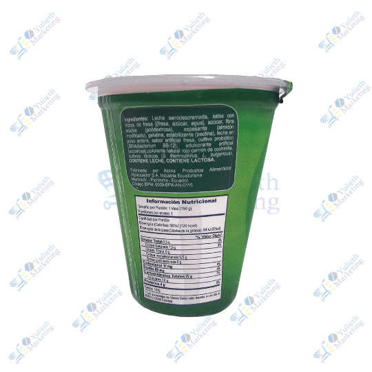 Alpina Regeneris Yogurt con Frutas Trozos de Frutilla 150 g 3 Alpina Regeneris Trozos de Frutilla 150 gr