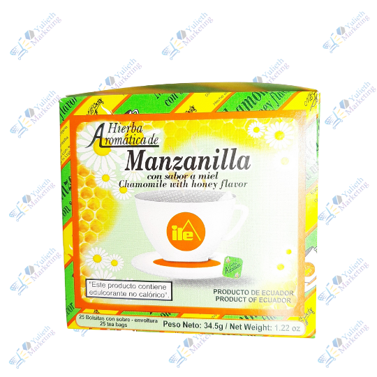 Ile Té Hierbas Aromáticas Manzanilla Miel Pack x 25u 37,5 g 3 Ile Te Hierbas Aromáticas Manzanilla Miel Pack x 25u 37.5 gr