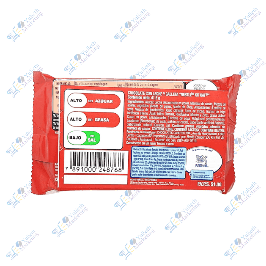 Nestle Kit Kat Wafer Chocolate con Galleta 4 Finger 41,5 g 2 Nestlè Kit Kat Wafer Chocolate 4 Finger 41.5 gr