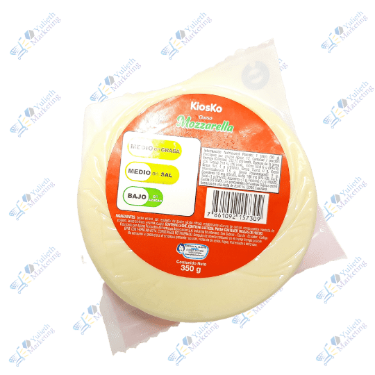 Kiosko Queso Mozzarella 350 gr 2 Kiosko Queso Mozzarella 350 gr