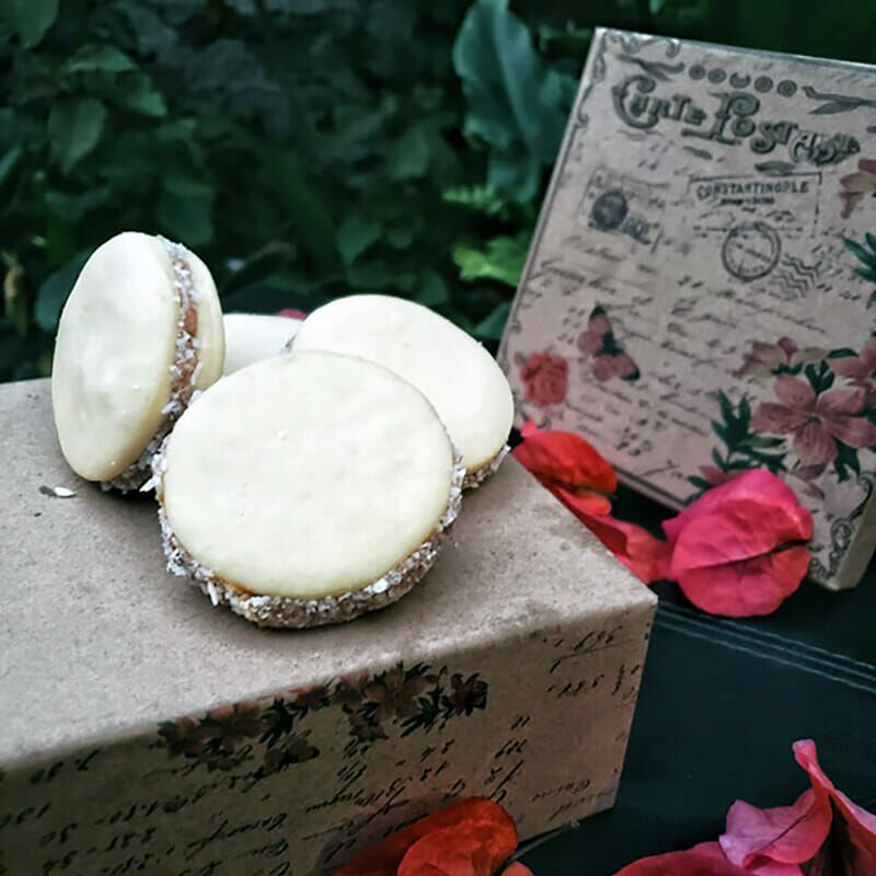 Bella Vanilla Caja de Bocaditos Alfajores x 10 Un