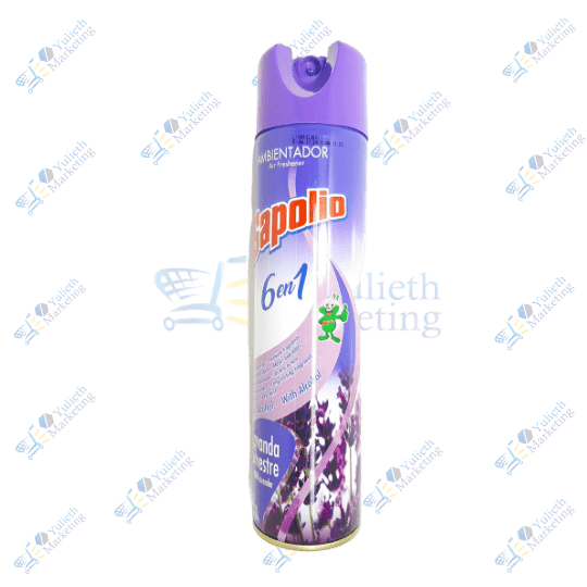 Sapolio Ambiental en Aerosol 6 en 1 Lavanda Silvestre 360 ml