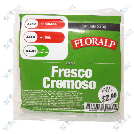 Floralp Queso Fresco Cremoso 375 g