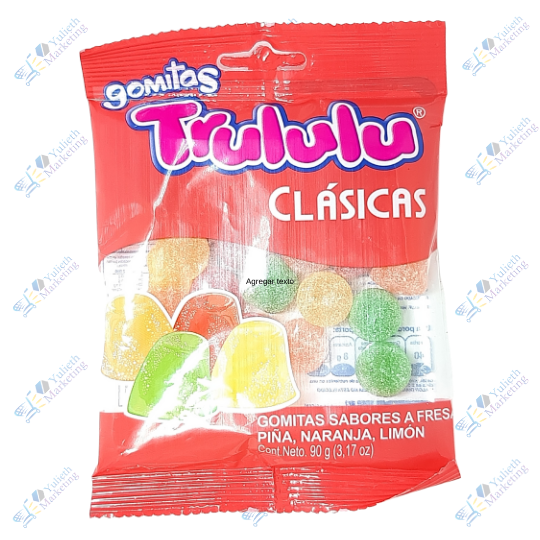 Super Trululu Clasicas Gomitas Saborizadas Frutal 90g