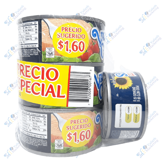 Van Camps Atún en Aceite 184 Kitx3u + 1 Atún Gratis de 80g