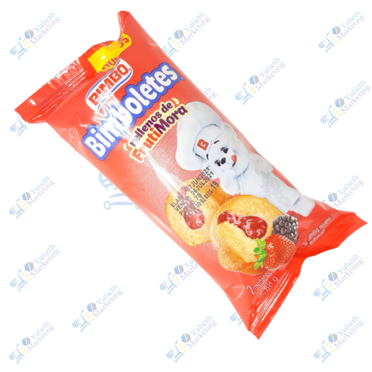 Bimbo Bimboletes Pancake Relleno Frutimora Packx2u 88g