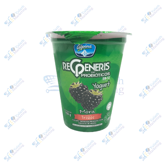 Alpina Regeneris Yogurt con Frutas Trozos de Mora 150 g