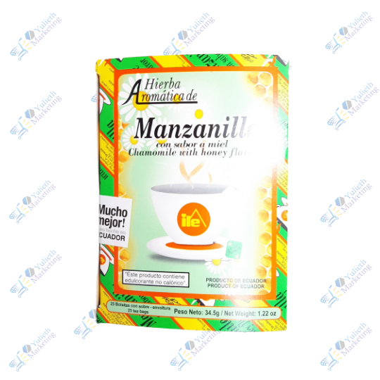 Ile Té Hierbas Aromáticas Manzanilla Miel Pack x 25u 37,5 g