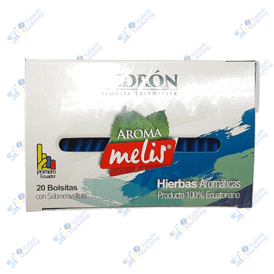 Aroma Melis Te Hierbas Aromáticas Cedrón Pack 20u 24g