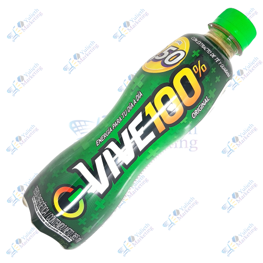 Vive 100% Bebida Energizante Té y Guaraná 365 ml