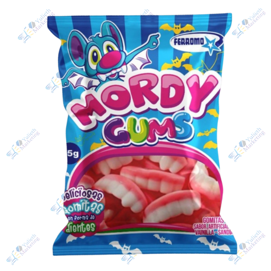 Ferromo Mordy Gums Gomitas Saborizadas Dientes 55 g