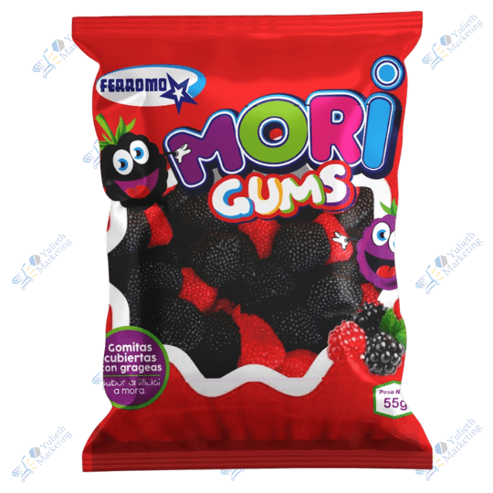 Ferromo Mory Gums Gomitas Saborizadas Cubiertas con Grageas 55 g