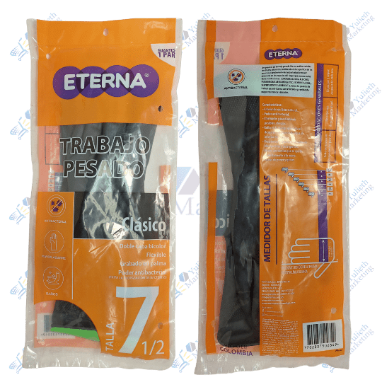 Eterna Guantes Multiusos Trabajo Pesado Talla 7,5