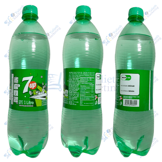 7Up Seven Up Gaseosa Limón 1L