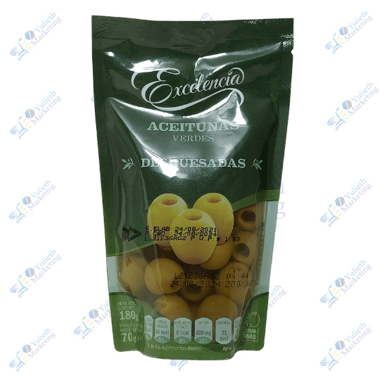Excelencia Aceitunas en Conserva Deshuesadas 180 g