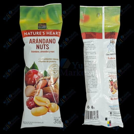 Nature's Heart Frutos Secos Arandano Nuts Mani y Almendras 35 g