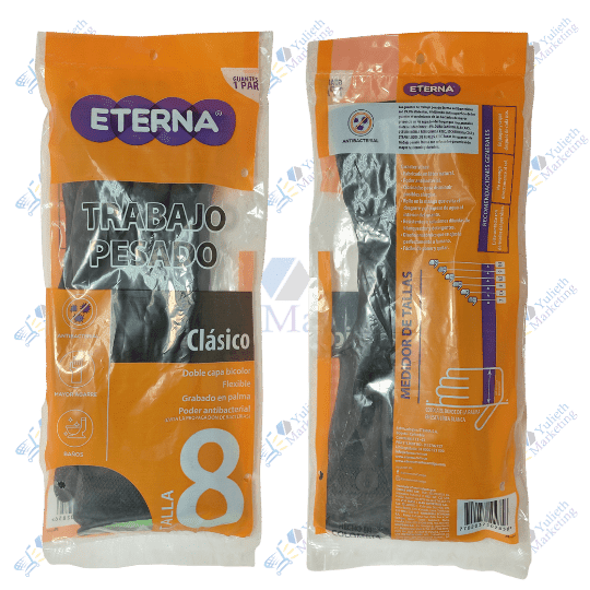 Eterna Guantes Multiusos Trabajo Pesado Talla 8