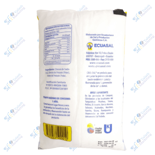 Cris-Sal Sal de Mesa 1 kg 2 CRIS-SAL SAL DE MESA 1KG