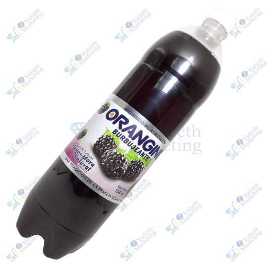 Orangine Bebida Gaseosa Burbujeante Jugo de Mora 1500 ml