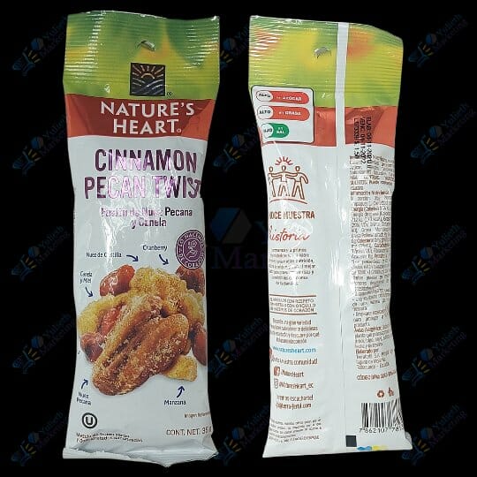 Nature's Heart Frutos Secos Cinamon Pecan Twist Nuez Pecana y Canela 30 g