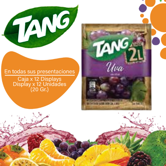 Tang Jugo en polvo de Uva EC12x12x20g