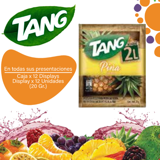 Tang Jugo en polvo de Piña EC12x12x20g
